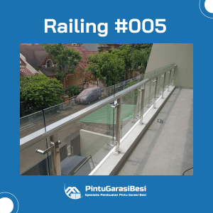 Railing #005 – Stainless Steel Modern Minimalis
